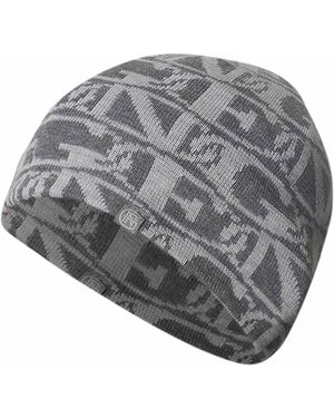Good For Nothing Bonnet en maille à écusson - Gris
