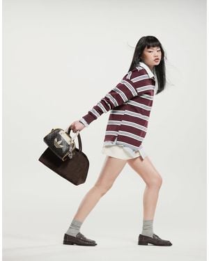 Cotton On Cotton On Oversized Long Sleeve Polo - Natural