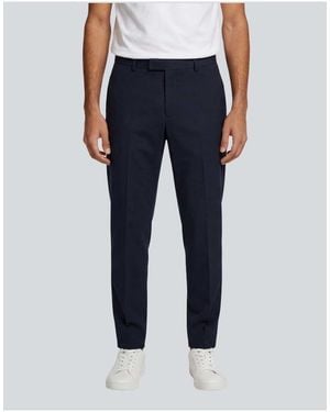 Harry Brown Arthur Flannel Trousers - Blue