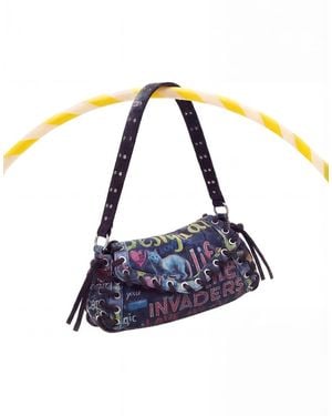 Desigual Medium Graffiti Bag - Blue