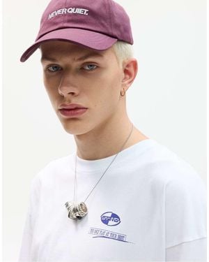 Pull&Bear Never Quiet Cap - White