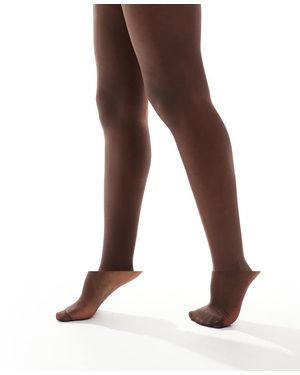 New Look Set Van 3 Doorschijnende Matte 15 Denier Panty's - Bruin