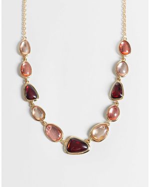 Accessorize Collier orné - Marron
