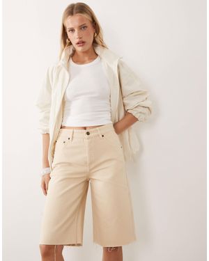 Mango Bermuda Shorts - Natural