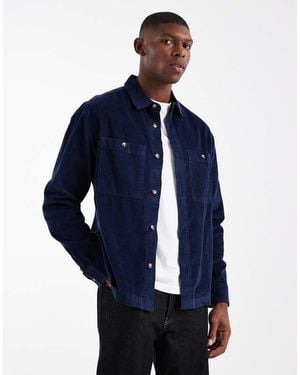 ASOS Cord Overshirt - Blue