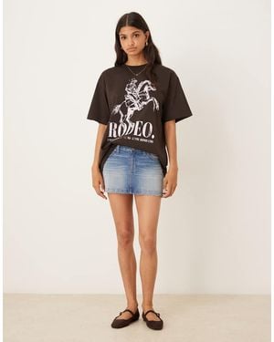 Cotton On Cotton On Micro Low Denim Skirt - Natural