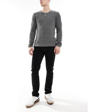 Threadbare – schmal geschnittene jeans - Grau