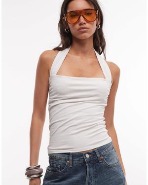Weekday – slim-fit-oberteil - Weiß