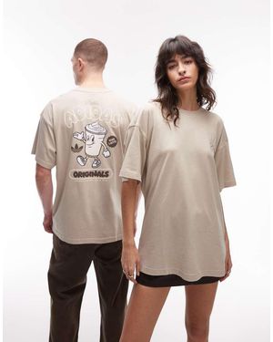 adidas Originals Iced Coffee Graphic T-shirt - Natural
