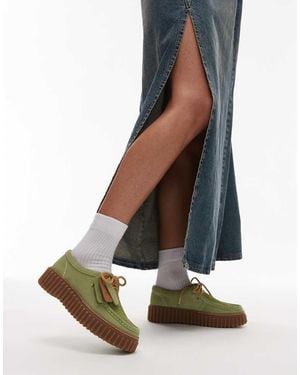 Clarks Torhill Bee Shoe - Green