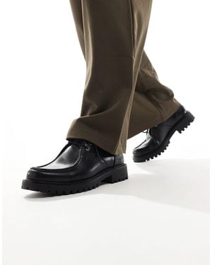 SEQWL Calvin Lace Up Chunky Shoes - Black