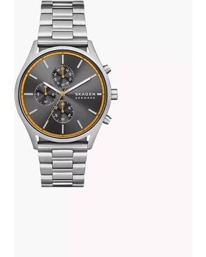 Skagen Holst Chronograph, Stainless Steel Watch - White