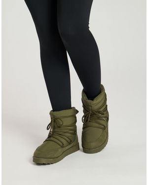 South Beach Stivaletti Corti Stringati Color Kaki - Blu