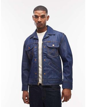 Wrangler Chaqueta Vaquera De Denim Crudo Super Capsule De -Azul