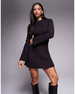 River Island Knitted Mini Dress - Blue