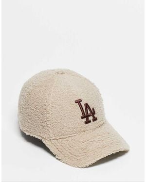 KTZ La Dodgers 9Forty Borg Cap - Natural