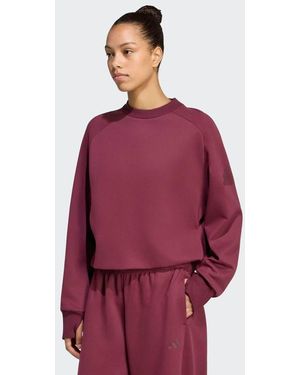 adidas Zachte Lux Winter Sweatshirt - Rood