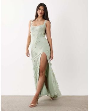 Oh Polly Vestido Estilo Corsé Con Abalorios Premium - Blanco