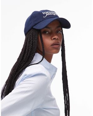 Tommy Hilfiger Script Logo Cap - Blue