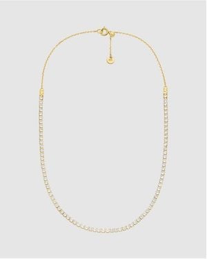 Michael Kors Tennis Necklace - White