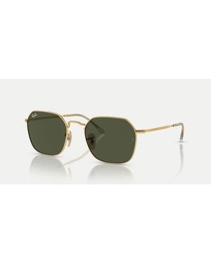 Ray-Ban Jim Irregular Sunglasses With Lens - Green
