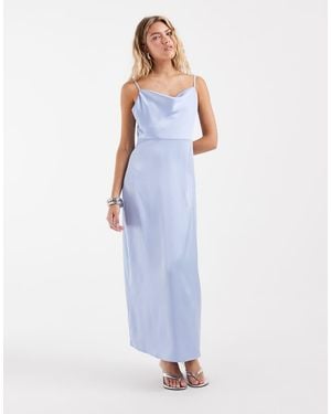 ONLY Satin Maxi Dress - Blue