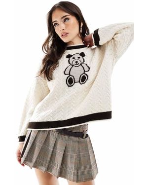 Miss Selfridge Maglione Oversize - Grigio