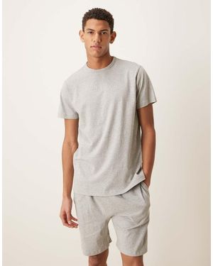 Calvin Klein Jersey T-Shirt And Shorts Pyjama Set - White
