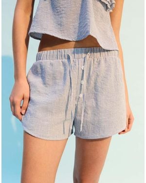 Bershka Rustic Shorts - Grey