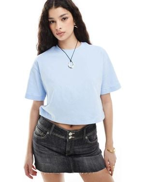 Cotton On Boxy Cropped T-Shirt - Blue