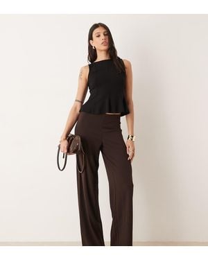 JDY Tall Wide Leg Trousers - Black