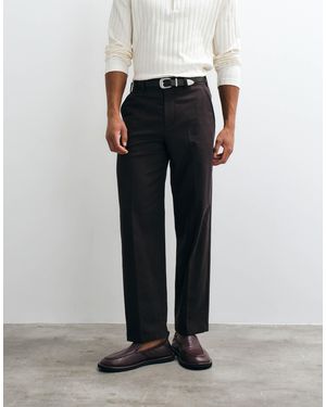 ARKET Pue Cotton Pintuck Trouser - Black