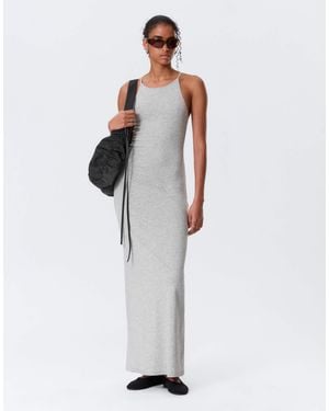 Weekday Racer Back Maxi Dress - White