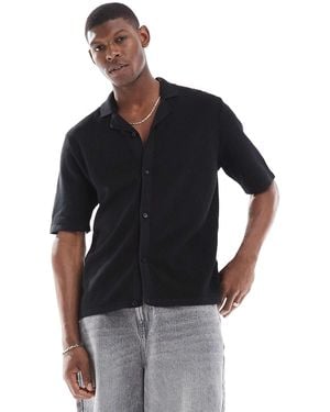 JJ Rebel – strick-polohemd - Blau