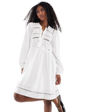 Accessorize – langärmliger kaftan - Weiß