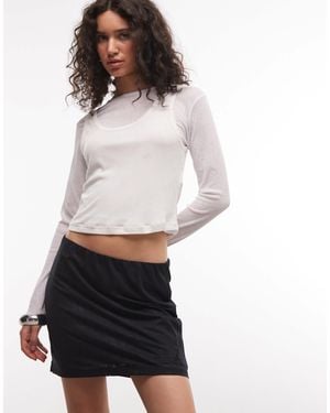 Nike Flight Club Open Knit Skort - White