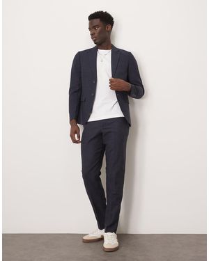 SELECTED Reed Wool Mix Trouser - Black