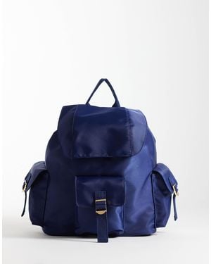 ASOS Nylon Backpack - Blue