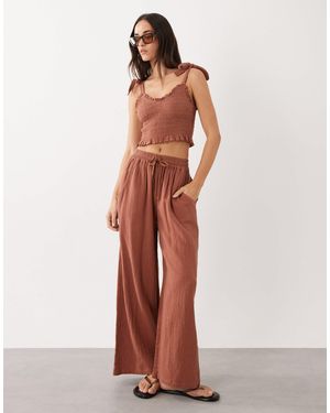 Iisla & Bird – fließende hose - Braun