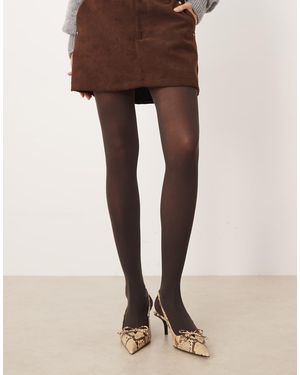 ASOS Medias De 40 Deniers De - Marrón
