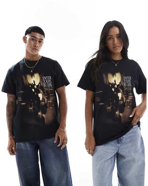 PRNT X Wu-Tang Clan 36 Chambers Album Relaxed Fit T-Shirt - Blue