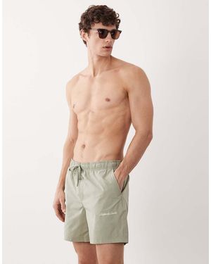 Jack & Jones Orginals Logo Swim Shorts - Green