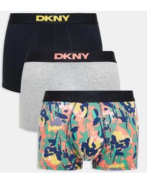 DKNY 3 Pack Osceola Trunks - Blue