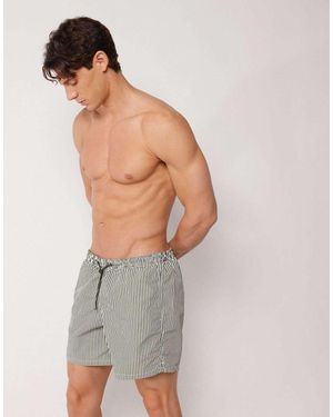 Calzedonia Patterned Swim Shorts Formentera - Grey