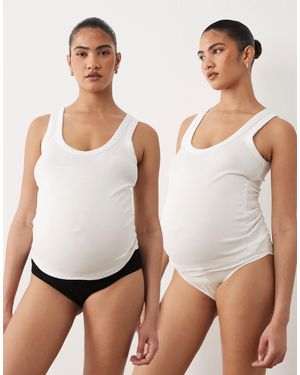 Mama.licious Mamalicious maternity – 2er-pack slips - Weiß