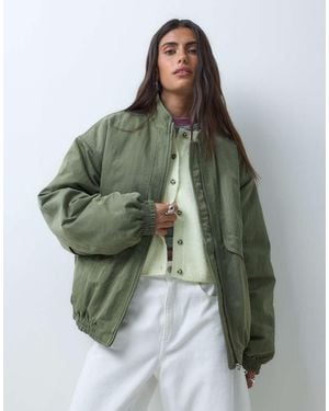 ASOS Bomber Oversize Con Fondo A Palloncino - Verde