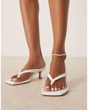 ASOS – fußkettchen aus verschiedenen perlen mit en kügelchen - Braun