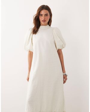 knee length dresses for ladies Campbell Ruched Midi Dress  Black