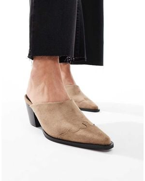 Glamorous Sabot Stile Western Color Talpa - Nero