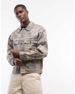 Element – trucker-jacke - Grau